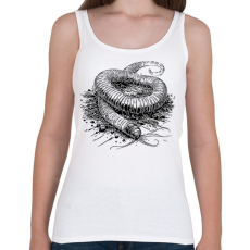 PRINTFASHION Földigiliszta rajz - Női atléta - Fehér