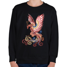 PRINTFASHION Főnix  - Gyerek pulóver - Fekete