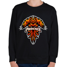 PRINTFASHION főnix  - Gyerek pulóver - Fekete gyerek pulóver, kardigán