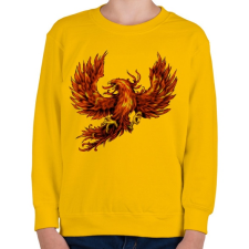 PRINTFASHION Főnix - Gyerek pulóver - Sárga gyerek pulóver, kardigán