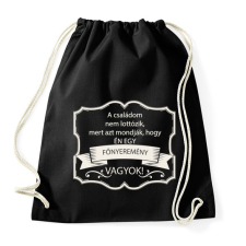 PRINTFASHION Főnyeremény - Sportzsák, Tornazsák - Fekete tornazsák