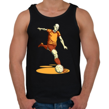 PRINTFASHION Football  - Férfi atléta - Fekete atléta, trikó