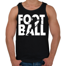 PRINTFASHION Football - Focilabda - Férfi atléta - Fekete