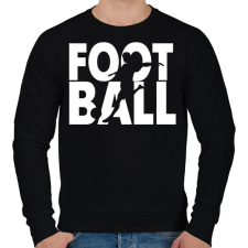 PRINTFASHION Football - Focilabda - Férfi pulóver - Fekete férfi pulóver, kardigán