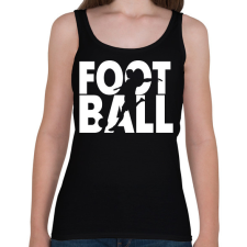 PRINTFASHION Football - Focilabda - Női atléta - Fekete női trikó