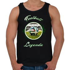 PRINTFASHION football legenda - Férfi atléta - Fekete atléta, trikó