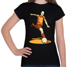 PRINTFASHION Football  - Női póló - Fekete