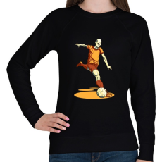 PRINTFASHION Football  - Női pulóver - Fekete