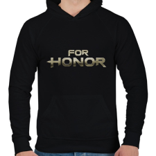 PRINTFASHION For Honor - Férfi kapucnis pulóver - Fekete férfi pulóver, kardigán