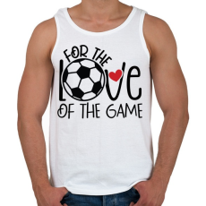 PRINTFASHION For the love of the game - Férfi atléta - Fehér