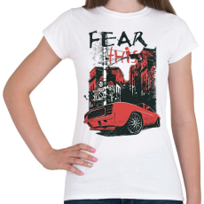 PRINTFASHION Ford Mustang - Női póló - Fehér