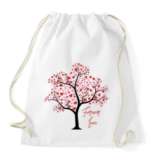 PRINTFASHION Forever Love - Sportzsák, Tornazsák - Fehér