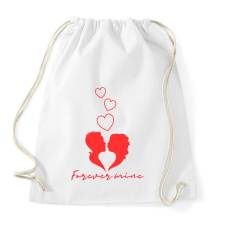 PRINTFASHION Forever mine - Sportzsák, Tornazsák - Fehér atléta, trikó
