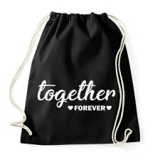 PRINTFASHION Forever together - páros 1 - Sportzsák, Tornazsák - Fekete tornazsák