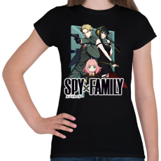 PRINTFASHION Forger család - Női póló - Fekete