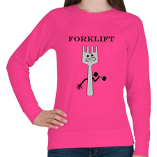 PRINTFASHION Forklift - Női pulóver - Fukszia női pulóver, kardigán