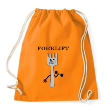 PRINTFASHION Forklift - Sportzsák, Tornazsák - Narancssárga tornazsák