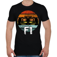 PRINTFASHION Forma1 - Férfi póló - Fekete férfi póló