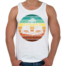 PRINTFASHION Forma 1 - Férfi atléta - Fehér