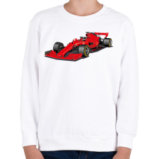 PRINTFASHION Forma 1 - Gyerek pulóver - Fehér gyerek pulóver, kardigán