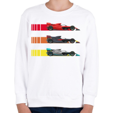 PRINTFASHION Forma 1 - Gyerek pulóver - Fehér