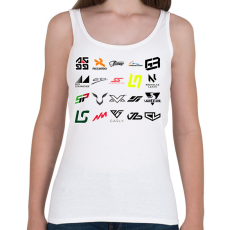 PRINTFASHION Forma 1 - Női atléta - Fehér