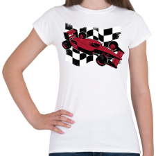 PRINTFASHION Forma 1 - Női póló - Fehér női póló