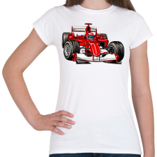 PRINTFASHION Forma 1 - Női póló - Fehér női póló