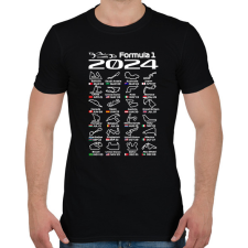 PRINTFASHION Formula 1 (1) - Férfi póló - Fekete férfi póló
