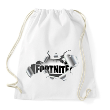 PRINTFASHION Fornite rip - Sportzsák, Tornazsák - Fehér tornazsák