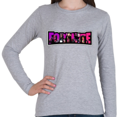 PRINTFASHION Fortnite10 - Női hosszú ujjú póló - Sport szürke