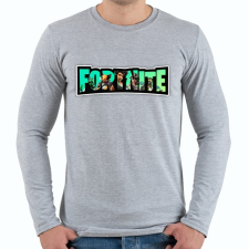 PRINTFASHION Fortnite11 - Férfi hosszú ujjú póló - Sport szürke férfi póló