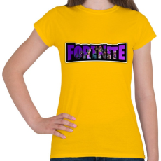PRINTFASHION Fortnite8 - Női póló - Sárga