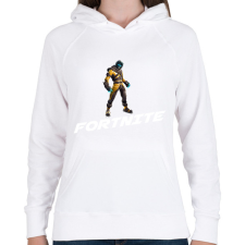 PRINTFASHION Fortnite 01 - Női kapucnis pulóver - Fehér női pulóver, kardigán