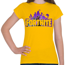 PRINTFASHION Fortnite #1 - Női póló - Sárga