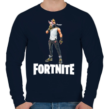 PRINTFASHION Fortnite #4 - Férfi pulóver - Sötétkék férfi pulóver, kardigán