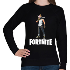 PRINTFASHION Fortnite #4 - Női pulóver - Fekete