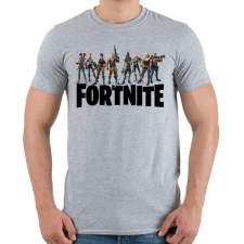 PRINTFASHION Fortnite #5 /Black/ - Férfi póló - Sport szürke férfi póló