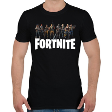 PRINTFASHION Fortnite #5 - Férfi póló - Fekete