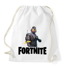 PRINTFASHION Fortnite #6 /Black/ - Sportzsák, Tornazsák - Fehér tornazsák