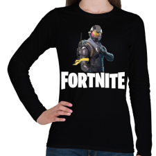 PRINTFASHION Fortnite #6 - Női hosszú ujjú póló - Fekete női póló