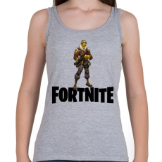 PRINTFASHION Fortnite #7 /Black/ - Női atléta - Sport szürke