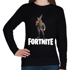 PRINTFASHION Fortnite #8 - Női pulóver - Fekete