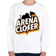 PRINTFASHION Fortnite Arena Closer - Gyerek pulóver - Fehér