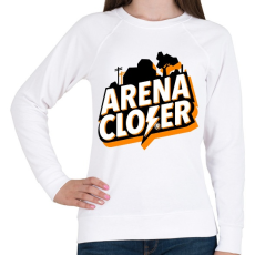 PRINTFASHION Fortnite Arena Closer - Női pulóver - Fehér