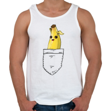 PRINTFASHION Fortnite - Banán skin - Férfi atléta - Fehér