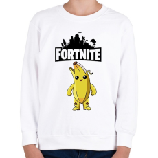 PRINTFASHION Fortnite Banana  - Gyerek pulóver - Fehér