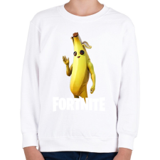 PRINTFASHION fortnite banana - Gyerek pulóver - Fehér gyerek pulóver, kardigán