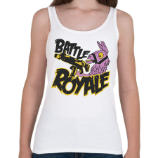 PRINTFASHION Fortnite Battle Royal Llama - Női atléta - Fehér női trikó