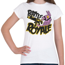 PRINTFASHION Fortnite Battle Royal Llama - Női póló - Fehér női póló
